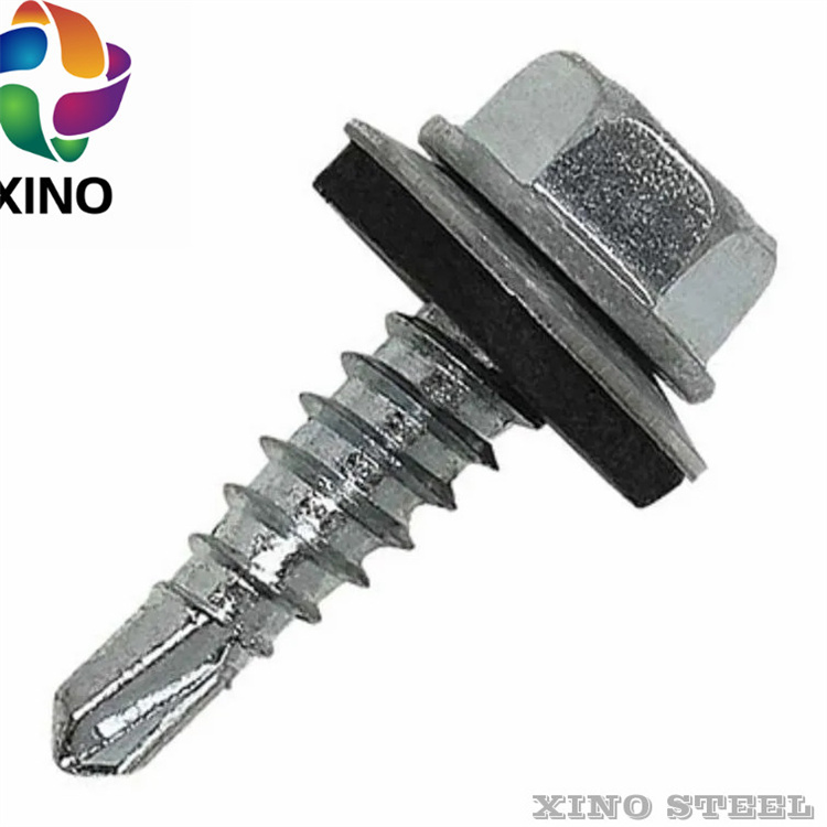 Tornillos y pernos Tek para techos de metal